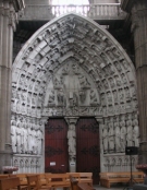 medieval East porch at Dax cathedral