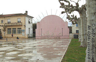 A pelote fronton