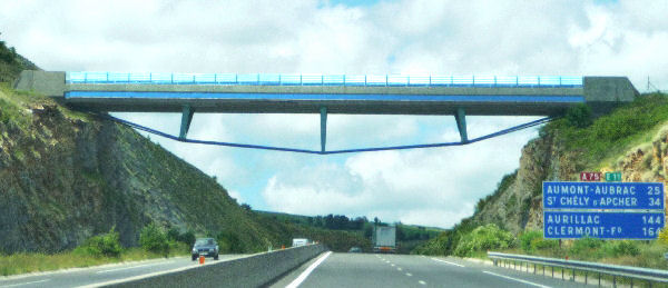 Truc de la Fare bridge on the A75