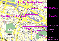 Map of part of modern Paris [fom Google]