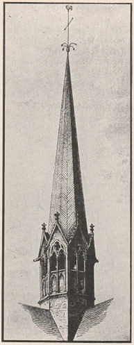 Spire that existed in the 12th century.