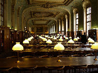 Reading room of the Sorbonne Library
