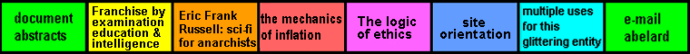 navigation bar ( eight equal segments) on The wonderful tar baby story by Joel Chandler Harris (Uncle Remus) page