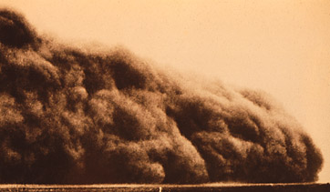 Mid-west dust bowl, 1930s