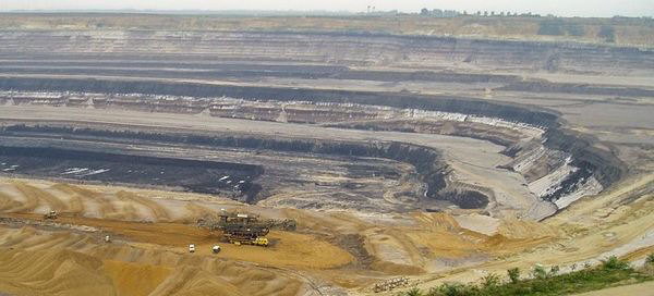 Garzweiler strip mine in Germany.