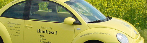 Biodiesel-fueled car from Idaho University