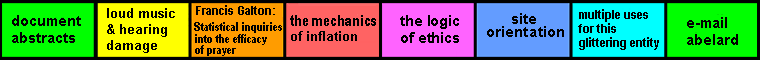 navigation bar (eight equal segments) on 'Orange is Tertiary: Colour Theory - abelard' page