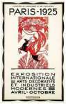 Poster for the 1925 Exposition des arts décoratifs et industriels