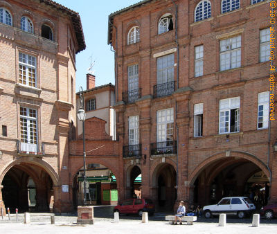 A corner of the Place Nationale, Montauban
