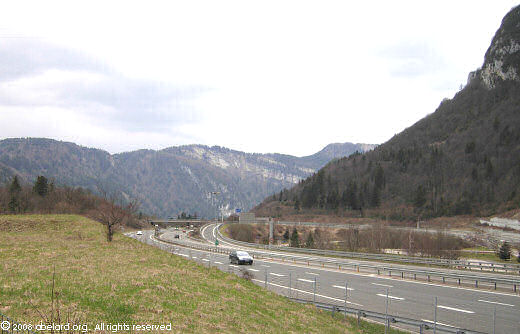 The A40 autoroute