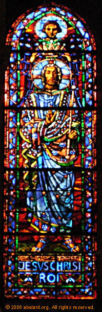 Some of the twentieth-century glass, Lausanne cathedral