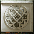 Maquette of the South Rose window at Lausanne Cathedral