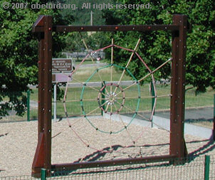 Climbing frame at the Moirax aire