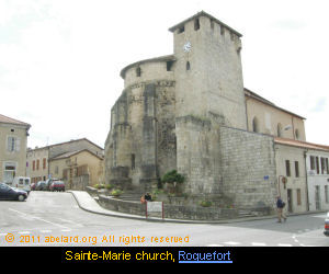 Sainte-Marie church, Roquefort