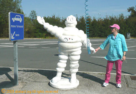 Michelin man tyre inflation point