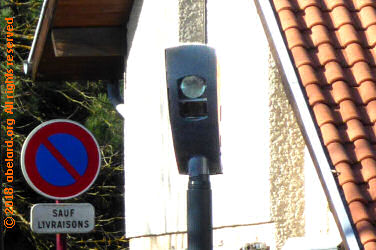 railway crossing camera - close-up