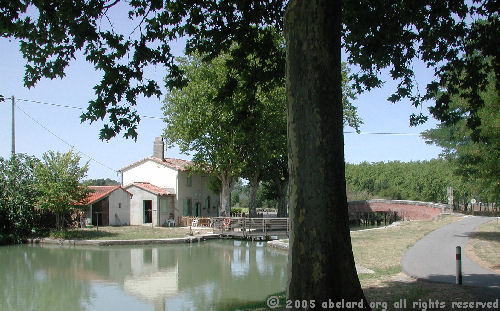 Canal de Midi at the Sanglier Lock