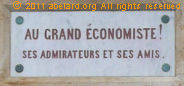Frederic Bastiat plaque