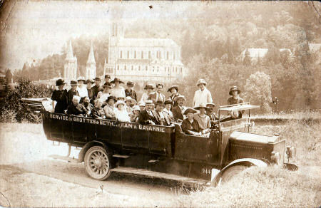 Charabanc outing in the Pyrenees