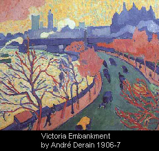 Victoria Embankment by André Derain 1906-7