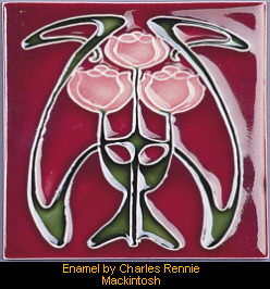 Enamel by Charles René Mackintosh