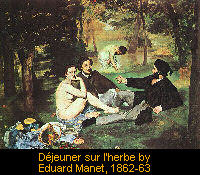 Dejeuner sur l'herbe by Eduard Manet