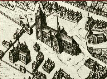 From Blaeu's City atlas, 1649-1651, illustration 
        dated 1651 