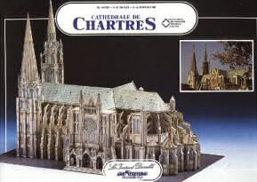 Chartres cathedral 3-D puzzle