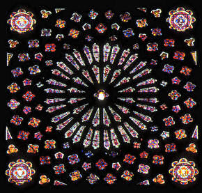 North rose window