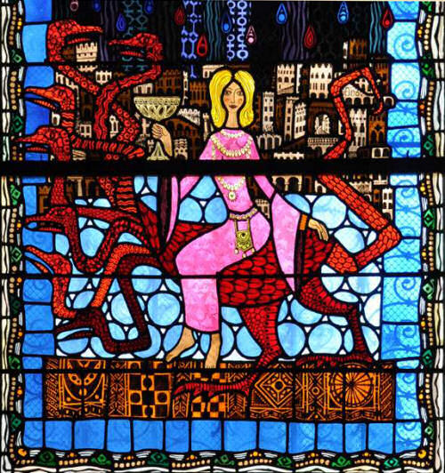 the great prostitute, Babylon, Clermont-Ferrand cathedral