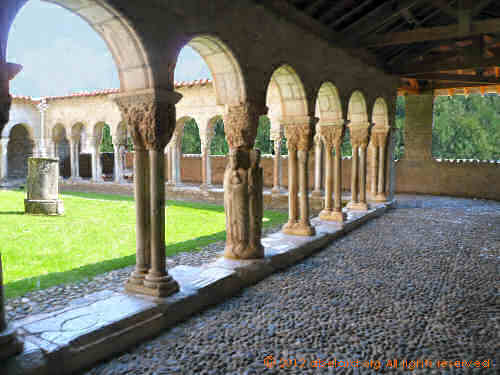 Romanesque cloisters at Saint-Bertrand-de-Comminges