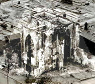 Beauvais cathedral after German bombing in 1940