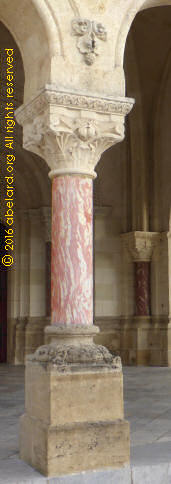 a column at the égliseof  Rion-des-Landes