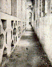 In the Tours triforium walkway