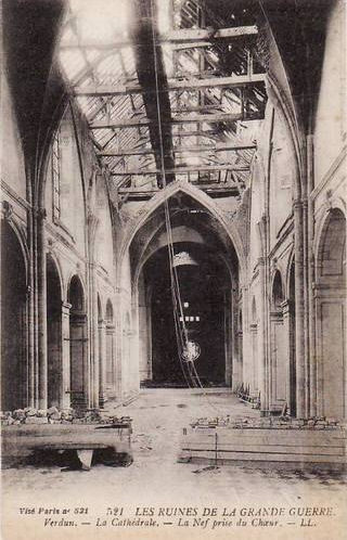 The ruins of the Great War - Verdun cathedral