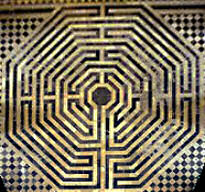 the actual labyrinth at Saint Quentin