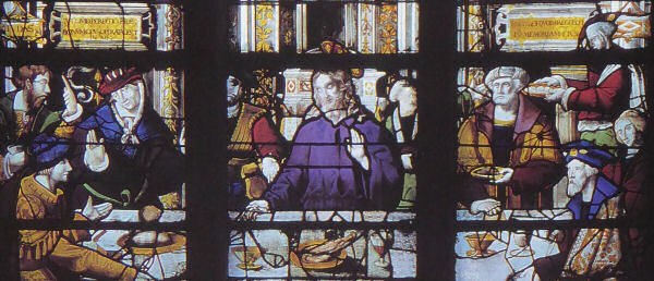 Supper at the house of Simon the Pharisee, bay 26, église Saint Jean-Baptiste, Elbeuf