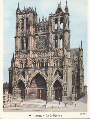 West front of Amiens Cathedral