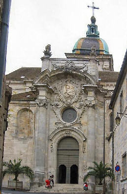 West front of Saint-Jean Cathedral at Besancon