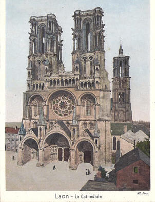 West front, Notre Dame de Laon