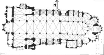 nevers cathedral plan