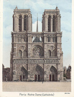 West front, Notre Dame de Paris