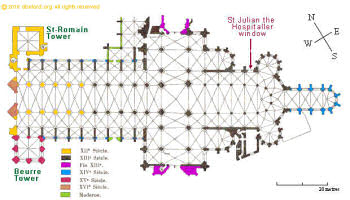 rouen cathedral plan