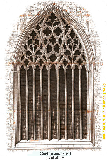 Nine-lancet (light) window, Carlisle cathedral