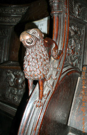 Carvings in the Auch cathedral choir