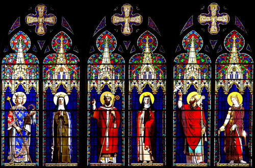 Saints designed by Ingres. Image: Philippe guillard