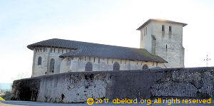 Fortified church atMontfort-en-Chalosse