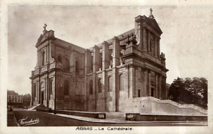 Arras cathedral before 1914