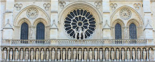 gallery of kings, notre-Dame de Paris.