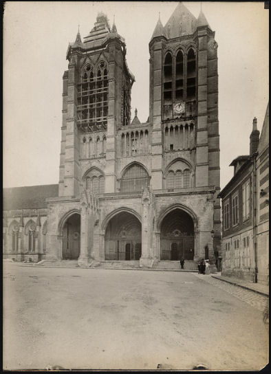 Noyon cathedral, circa. 1900. Source: Brooklyn Museum